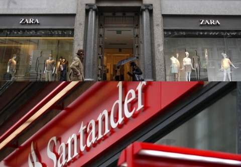 Zara y Santander entran en la lista de los 100 mejores marcas en el mundo